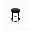 Табурет ВВР Премиум черный/черный, экокожа